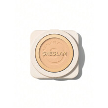 Sheglam Focus Focus Copertura piena Fondazione in polvere Olio Controllo Lightweight Face Pressato in polvere Nude