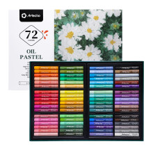 Artecho Oliepastels Set van 72 Kleuren, Zachte Oliepastels voor Schilderen, Teken, Blenden, Kunstbenodigdheden
