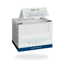Nat.&Co. Derma Care Pro 100 % USDA biobaseret materiale - Professionel kvalitet ekstra store ansigtshndklder - Biobaseret hndklde makeupfjern
