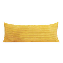 Sweet Jojo Designs Sennepsgul Unisex-pudebetrk til drenge eller piger - dekorativt accent lang sofa Brneseng Gravid pudebetrk 54x20 - ensfarve