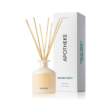 Apotheke Luxury Tuoksuva Reed diffuusori kotiin Wild Mint & Ivy - 6,7 Fl Oz eteerinen öljy aromaterapia - 10 rottinki tuoksupuikkoa huoneen diffuusor