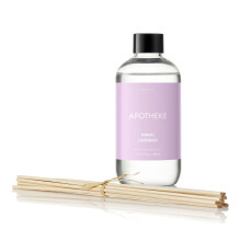 Apotheke Luxury Scented Oil Reed Diffuser Liquid Refill (Hinoki Lavender) - Premium kodin tuoksuhajottimen täyttösetti tikkuilla