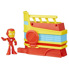 Spidey en zijn geweldige vrienden City Blocks Stark Tower speelset met actiefiguur Marvel Super Hero speelgoed voor kinderen vanaf 3 jaar