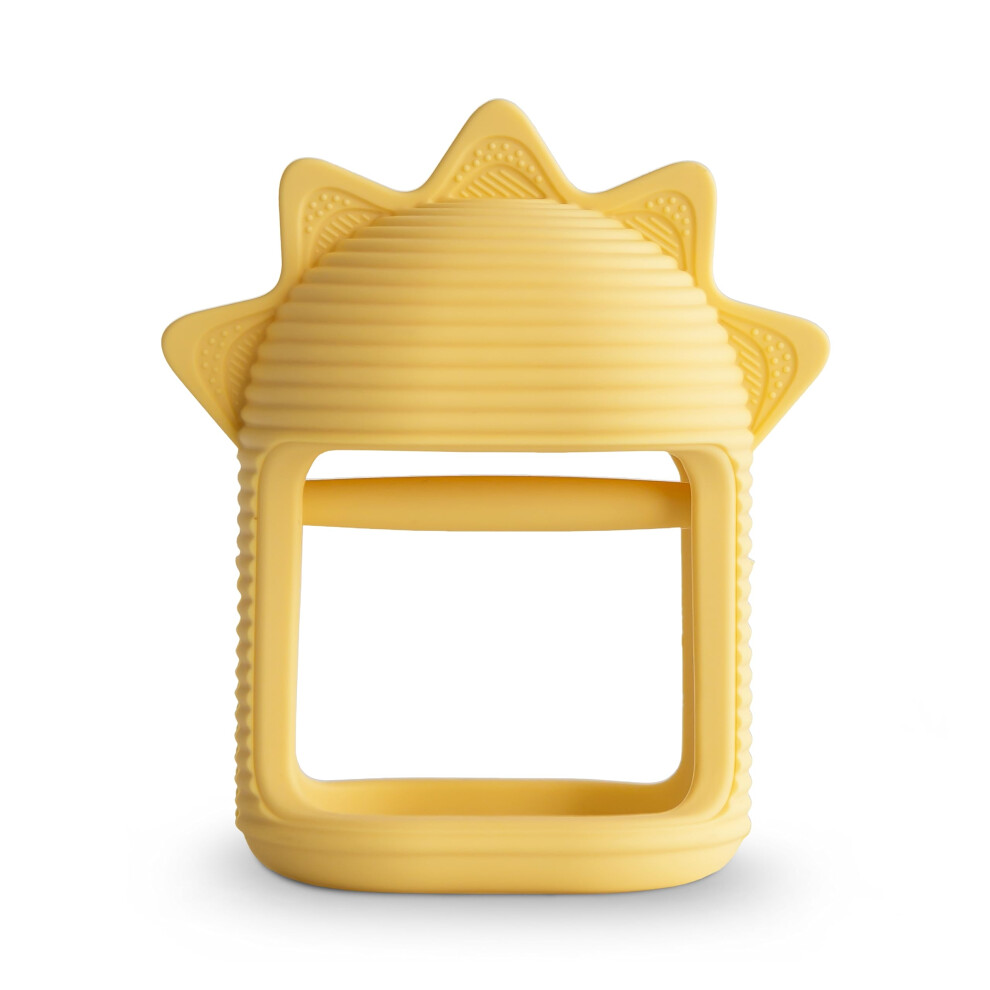 Silicone Baby No-Drop Sun Teether Toy Mushie