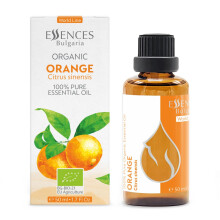 ESSENZE Bulgaria Olio essenziale arancione organico 1.7 fl oz 50ml Citrus sinensis - 100% puro e naturale non diluito di grado terapeutico Casa aroma