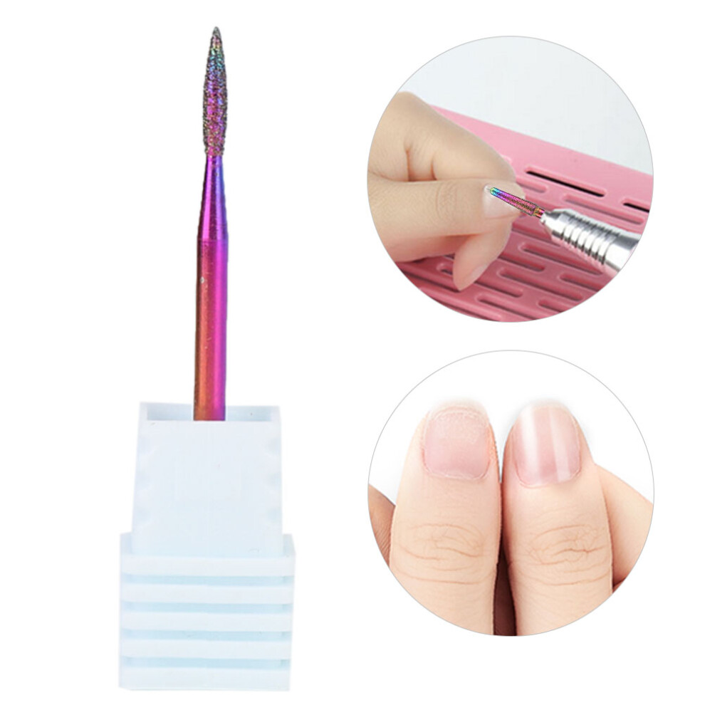 Nail Art Electroplating Emery Alloy Drill Bits Manicure Pedicure Nail Polishing Accessory V4
