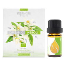 ESSENZE Bulgaria Olio essenziale di Neroli organico 0,17 fl oz 5ml citrus aurrantium - 100% puro naturale naturale grade terapeutica non diluita per