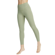 Nike Zenvy 7/8-leggings med hg midja med mjukt std fr kvinnor (X-Large Oil Green)