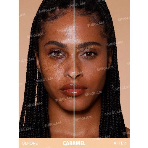 SHEGLAM Skin-Focus Volledige Dekking Poeder Foundation 1