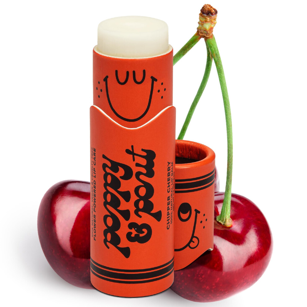 Poppy & Pout Kids Jumbo Lip Balm | All Natural Lip Balms & Moisturizers | Hydrates With Beeswax Vitamin E Organic Coconut Oil | Cruelty-Free |