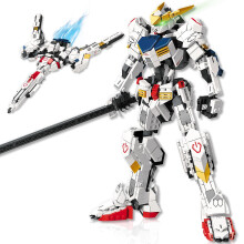 HIGH GODO Transforming Robot Building Set for Adults 2 in 1 City Warrior Mech & Fighter Jet Building Toy Model 952 Pcs Creative Collectible Gif