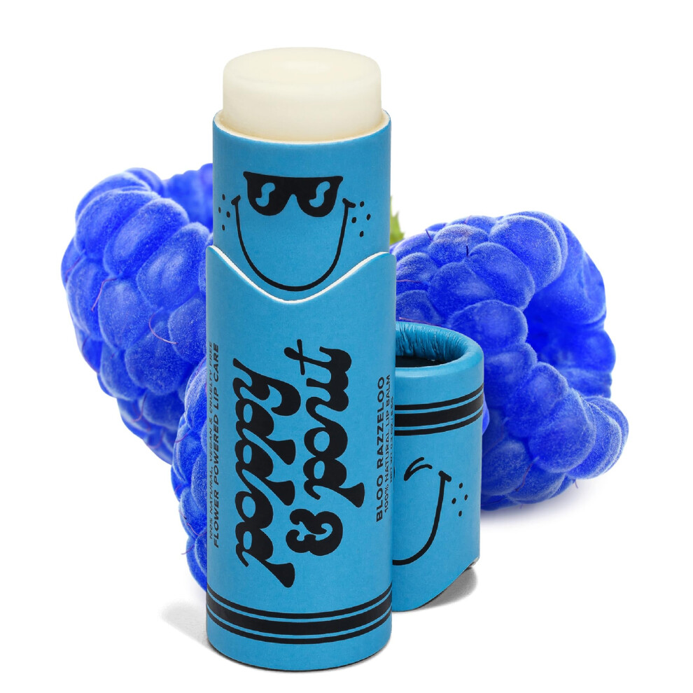 Poppy & Pout Kids Jumbo Lip Balm | All Natural Lip Balms & Moisturizers | Hydrates With Beeswax Vitamin E Organic Coconut Oil | Cruelty-Free |