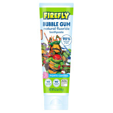 Firefly Kids Anti-Karies-Zahnpasta mit natrlichem Fluorid, TMNT-Kaugummigeschmack, ADA-akzeptiert, 4,2 OZ