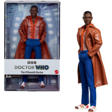 Barbie Viidestoista Doctor Doll Dr. Who kerδily Inspiraationa sarjan 14. kausi nukketelineellδ ja aitoustodistus