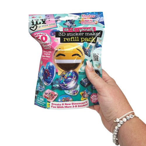 ILY 3D Sticker Maker Navulpakket - Onderwateravontuur | DIY Knutselset voor Kinderen 6+ 1