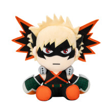 Totale anime Katsuki Bakugo - peluche super morbide da 8 pollici con dettagli autentici dal mio eroe accademico