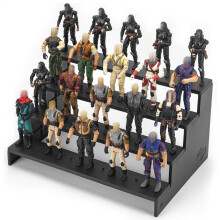 Suporte de risers para figuras de ao de 3,75 polegadas VINTAGE (1977-1985) Star was / Gijeo Suportes de exibio de figuras com pinos flexveis