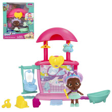 Cry Babies Playtime Emma's Bathroom Playset com boneca colecionvel e mais de 4 acessrios Acessrios para casa de bonecas Brinquedo de frias t