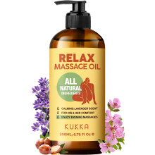 Das KUKKA Relax-Massagel lindert Verspannungen und sorgt fr innere Ruhe  Lavendel-Massagel fr Spa-hnliche Massagen verbessert das emotionale Gl