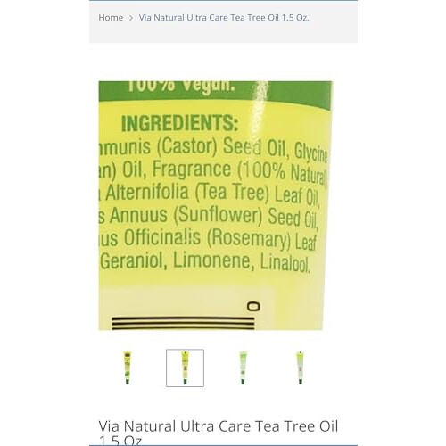 Via Natural 100 % natrliches Teebauml, 1,5 Fl Oz (1er-Pack) 2