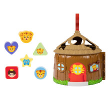 Daniel Tiger's Neighborhood Baby Shape Strere Toy Toy Bungalow Sorter Play set per i pi piccoli viene fornito con 6 blocchi a forma colorato