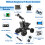 BLONWINER Robot Car Kit  2 in 1 Smart Robotics Arm Building Toy for Raspberry Pi Python Coding  STEM Programming Tank Kits with Camera (Without R 4