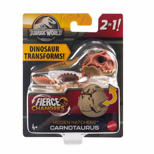 Jurassic World Egg para Carnotaurus Dinosaur Transformando Toy Hidden Hatchers