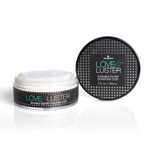 Sensuva Love & Lustre Kissable Diamond Dust | Kommt mit Puffer 2 oz Jar Candy Scent & Flavoured Highlighter Mica Powder Silver Body Shimmer Face High