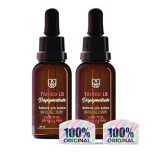 Gesichtswasser (2er-Pack) Acclarante Tonico despigmentante y aclarador Elimina manchas
