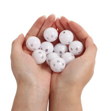 10 stuks witte rammelaarballen inzet rammelaardoos reparatiepop lawaaimaker lawaaimaker invoegrammelaar voor dierenpop pop huisdierrammelaars en