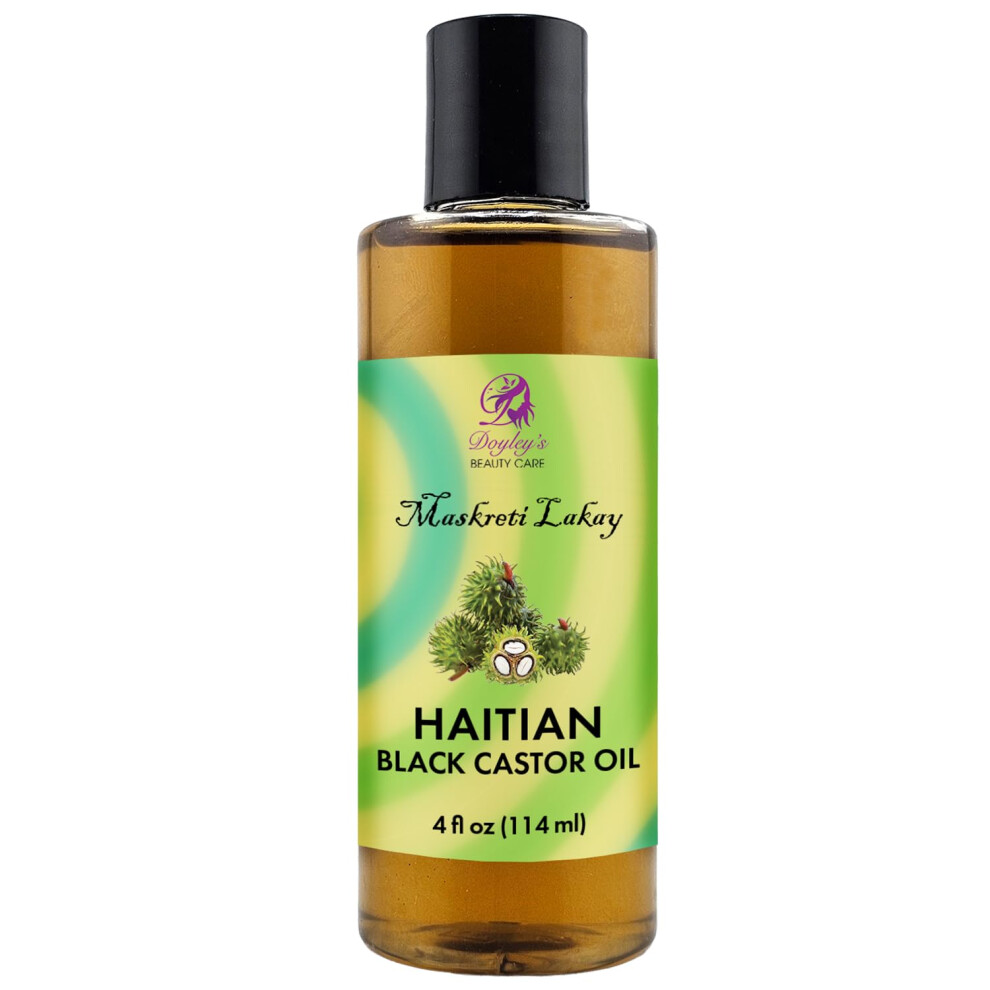 Doyley's Black Haitian Castor Oil 4Oz