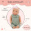 LullaBaby  Boneca realista de 14 polegadas  Olhos azuis, tom de pele justo e corpo macio que pode ser abraado  Macaco verde com faixa de cab 4