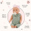 LullaBaby  Boneca realista de 14 polegadas  Olhos azuis, tom de pele justo e corpo macio que pode ser abraado  Macaco verde com faixa de cab 3