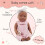 LullaBaby  Boneca realista de 14 polegadas  Olhos castanhos, tom de pele quente e corpo macio que pode ser abraado  Macaco rosa com faixa de 4
