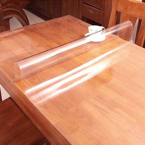 19x60 Inch Multi Size Table Pads Clear PVC Table Protector Rectangle Crystal Plastic Desk Protection Mat for Dining Coffee Kitchen Table Buffet T 1