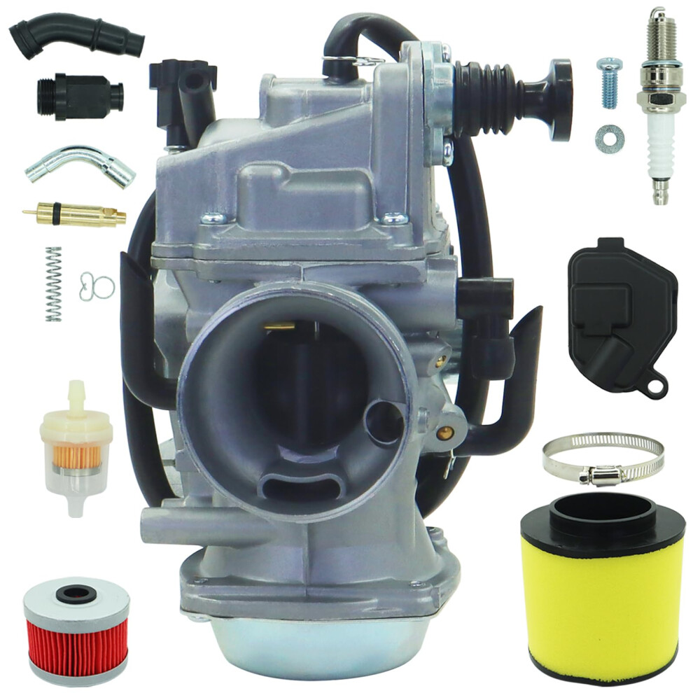 Fourtrax 300 Carburetor Compatible With Honda Trx300 Trx300fw Carb Atv 1988-2000 With Air Filter& Oil Filter Parts Kit 764126778907