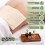 LONDON LINENS 2Pcs 100% Φυσικό Κοντό Πανί Castor Oil Pack - Άβαφο, Διπλά Βουρτσισμένο Υλικό 3