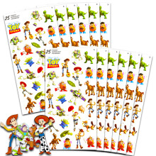 Pakiet upominkw na przyjecie Toy Story dla chlopcw i dziewczat ~ 12 sztuk arkuszy naklejek Toy Story dla dzieci Torebki na przyjecia urodzinowe | A
