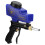 Portable Gravity Type Anti rust Pneumatic Sandblasting Gun Sand Blaster Remove Rust Spot Blue 6