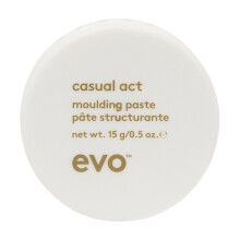 EVO Casual Act Moulding Whip - Light Firm Hold Styling Paste For All Hair Types - Improves Hair Texture - Travel Size, 15g / 0.5oz