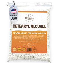 CETEARYL Alcohol (8 oz) 100% puur gewonnen uit kokos- en palmolie. Premiumkorrels Cetearylalcohol voor het maken van lotions Crmes Scrubs Shampo