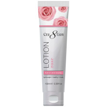 Cre8tion Spa Rose Hand- und Krperlotion, luxurise, leichte Feuchtigkeitscreme fr seidig glatte Haut, 3,3 Fl Oz