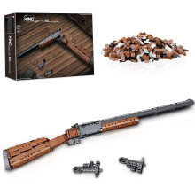 Finger Rock Dubbel Barrel Modelbouwset voor Volwassenen, 1:1 Simulatie Schietmechanisch Bouwpakket, 1015 Stukken