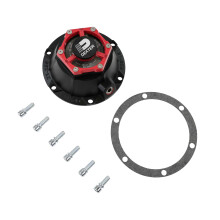 Dexter Fortress Anschraubbarer ldeckelsatz aus Aluminium fr 9.000-12.000lb Dexter-Achsen mit neuem Nabendesign (K21-259-00), Schwarz