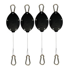 Lythor 4 Emball Plante Hook Poulley 2024 Hangage de plante rtractable amlior Panier de fleurs de jardin et d'oiseaux de jardin