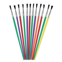 Set di pennelli per bambini classici di Rocky Mountain Goods - 12 Paintentieri artigianali per acquerelli per olio d'arte dipinti acrilici Tucust up