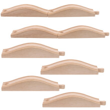 Youdaju 4pcs Packs de expansin de la va del tren de madera - Rollings Hills Piezas ascendentes PIER PIER Accesorios ferroviarios compatibles con la