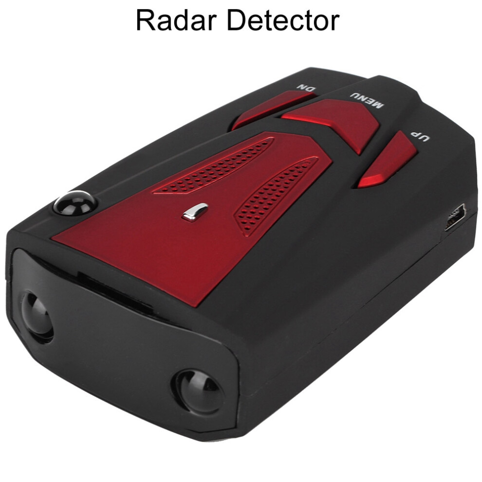 16 Frequency Band 360 Degree V7 Gps Car Speed Safety Voice Alert Laser Radar Detector(Red) Red 4601324611550