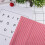 7pcs 50*50cm Cotton Fabric DIY Assorted Squares Pre Cut Bedding Kit Quarters Bundle (Red) 11