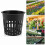 10pcs/Set Durable Safe Plastic Hydroponic Basket Cup for Garden Balcony Planting(Black) 4